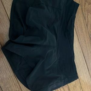 size 0 lululemon speed ups in black